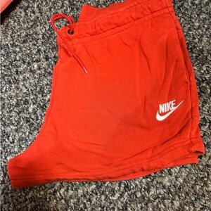 Nike Women's Athletic Red Shorts